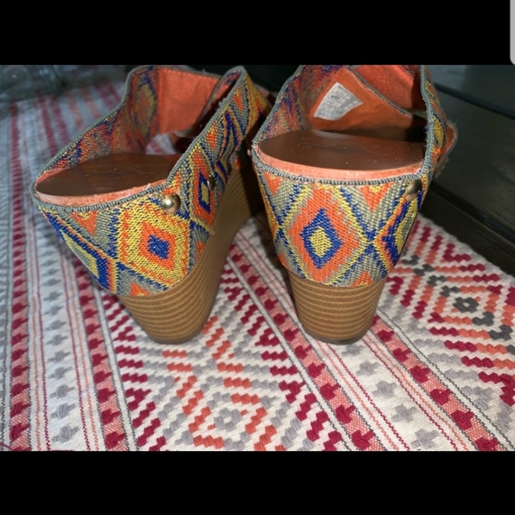 Rocket dog Aztec wedge slides sz8.5 - Picture 3 of 7